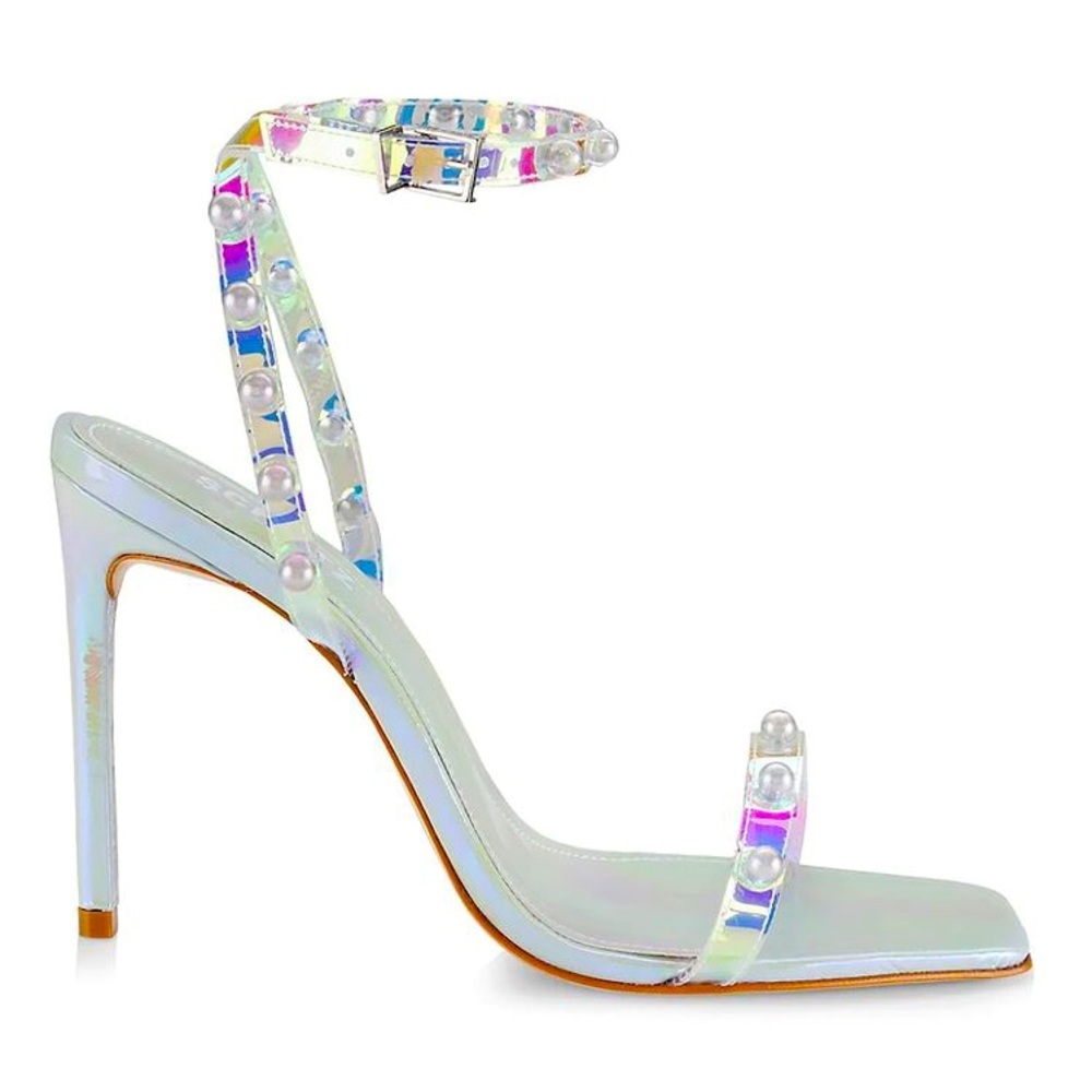 New❗️ Women's Pietra Faux Pearl-Embellished Vinyl Sandals
From Schutz